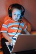 Young gamer with headphones