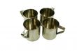 Stainless steel mugs