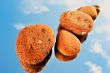 Red stones in the sky