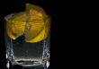 water and lemon slices