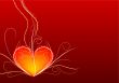 Red heart horizontal