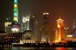 Panorama of Shanghai Pudong at night