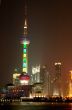 Panorama of Shanghai Pudong at night