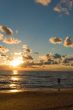 Sunset, sea and silhouette