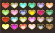 Glossy buttons