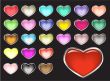Glossy buttons