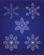 Beautiful snowflakes