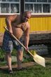 The man with a shovel