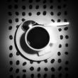 Coffe cup and square