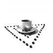 Coffee cup and triangle