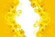 spring floral yellow background