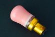 small pink lightbulb