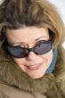 Woman on sun glasses closeup
