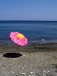 Exlusive umbrella on the beach, Crete