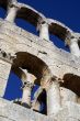 Columns and wall