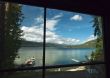 Beautiful Mountain Lake View From Window