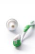 toothpaste and toothbrush