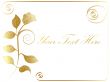 vector golden rose frame