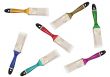multicolored brushes