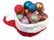 christmas hat with Christmas balls