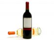 red and white wine bottles
