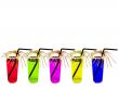 multicolored coctails