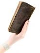 book in woman hand