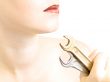Woman with spanners
