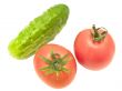 tomatoes and cucumber