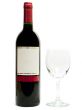 red wine with wineglass