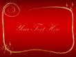 vector golden frame