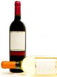 bottles of the white and red wine