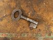 rusty background with key