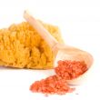 sponge and bath salt