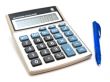 calculator and pen