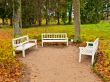 three benches