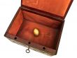 Old chest with golden egg