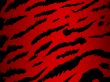 vector tiger in red