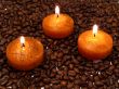 candles and coffe beans