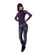 Smiling young woman in jeans