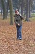 Girl in an autumn park