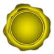 gold wax seal round