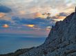 Crimean mountains and the sea