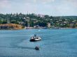 The ferry in a bay of Sevastopol