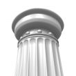 3d rendered illustration of a white column