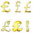 Eccentric Golden Pound Symbols