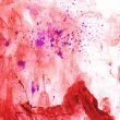 Abstract Red Painted Background