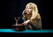 Lovely girl on telephone