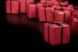 red gift boxes