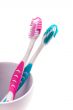 two toothbrushes